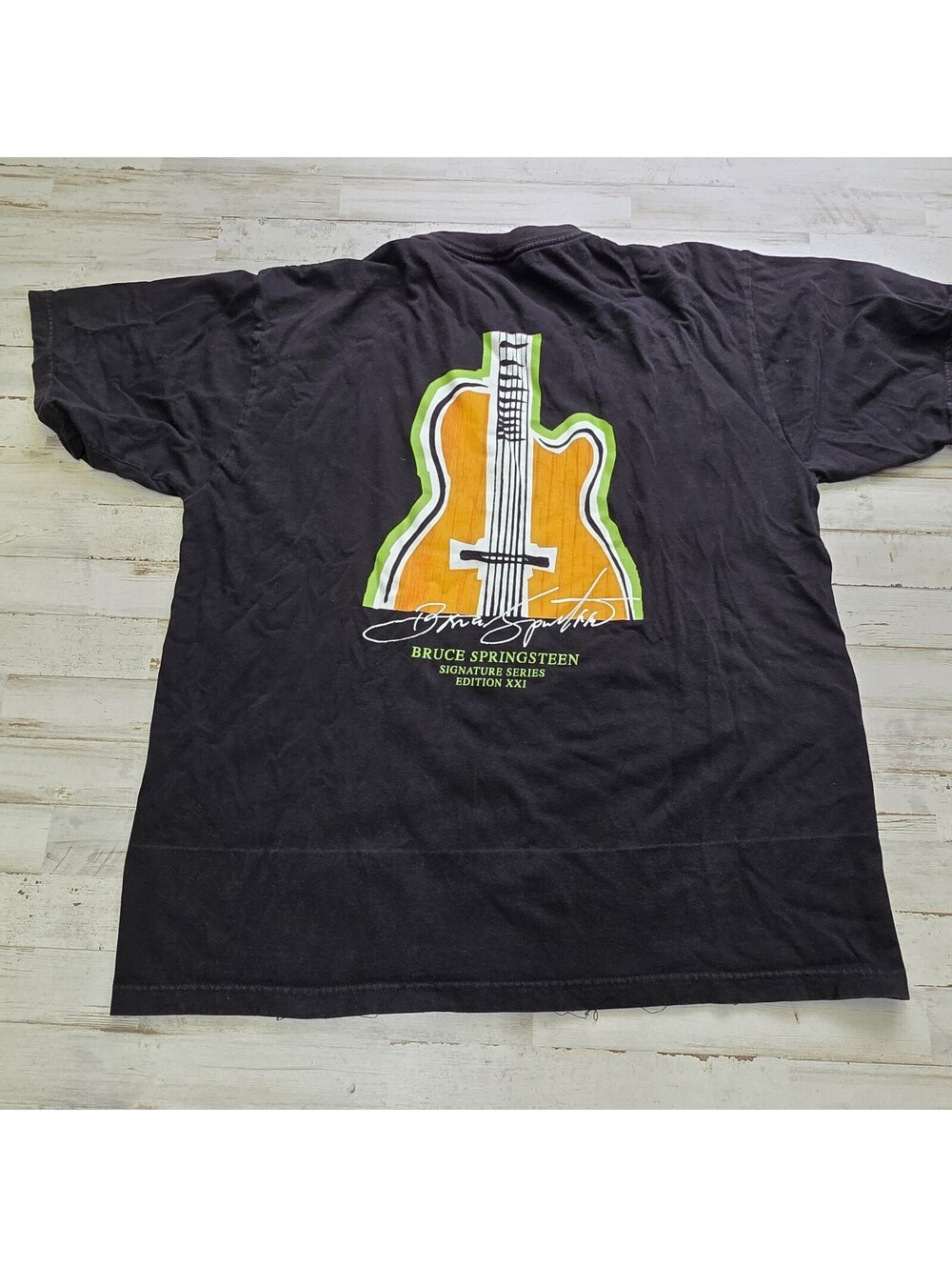 Hard Rock Cafe T-Shirt Black Bruce Springsteen Signature Series XXI Mens Size XL